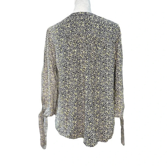Rose and thyme blouse Women's Size‎ L Large Floral 3/4 tie sleeve - Picture 2 of 12
